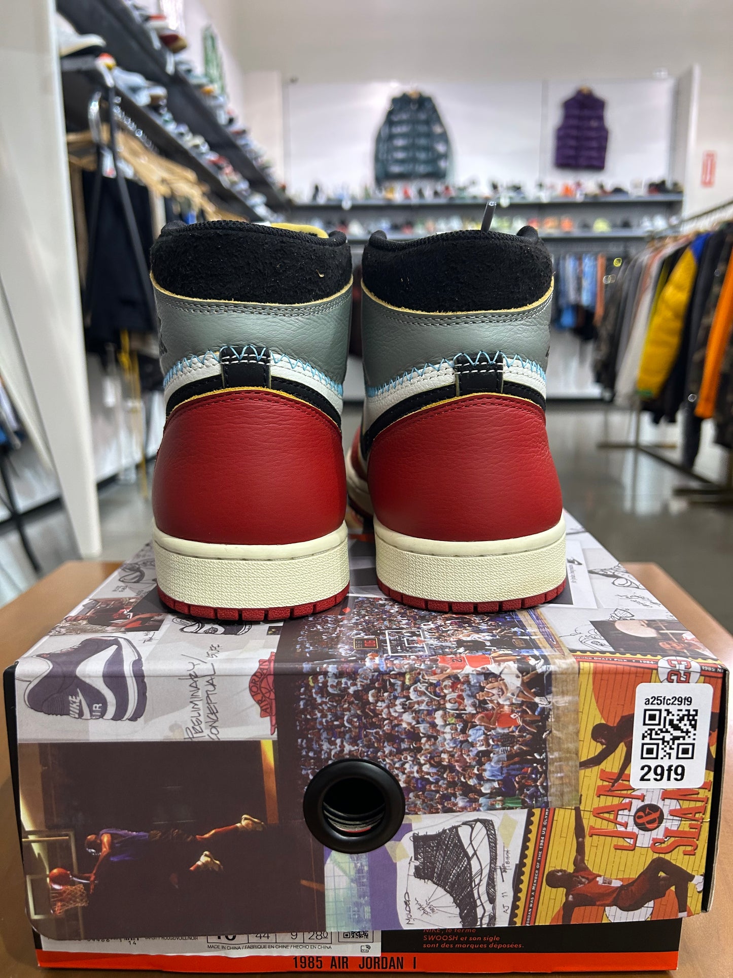 Preowned Air Jordan 1 High Union LA Chicago Shadow