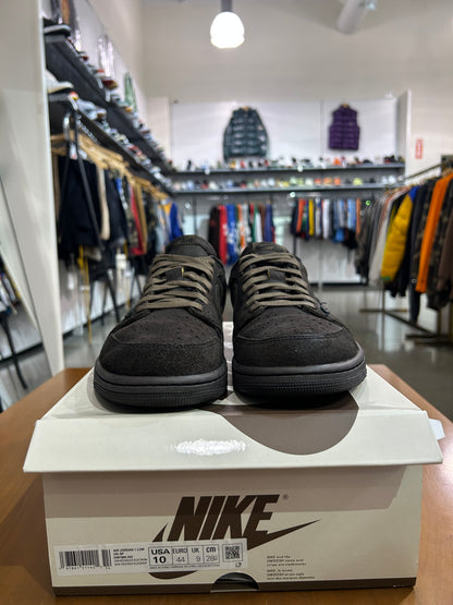 Preowned Air Jordan 1 Low Travis Scott Velvet Brown