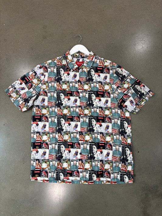 Preowned Supreme Magazine S/S Shirt Multicolor