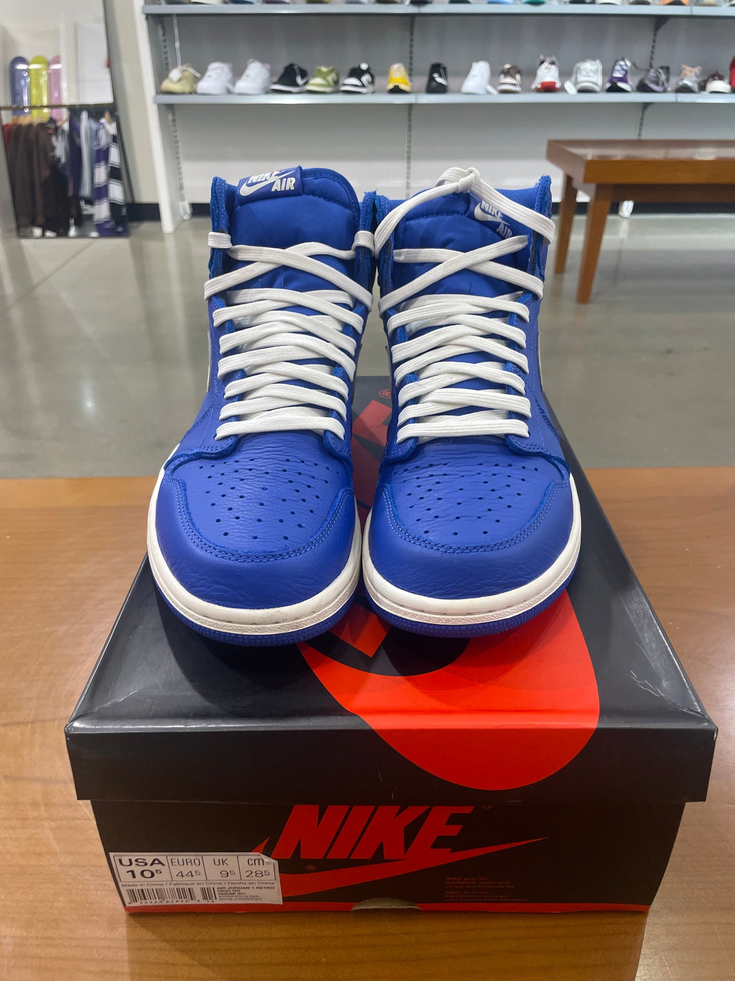 Preowned Air Jordan 1 Hyper Royal