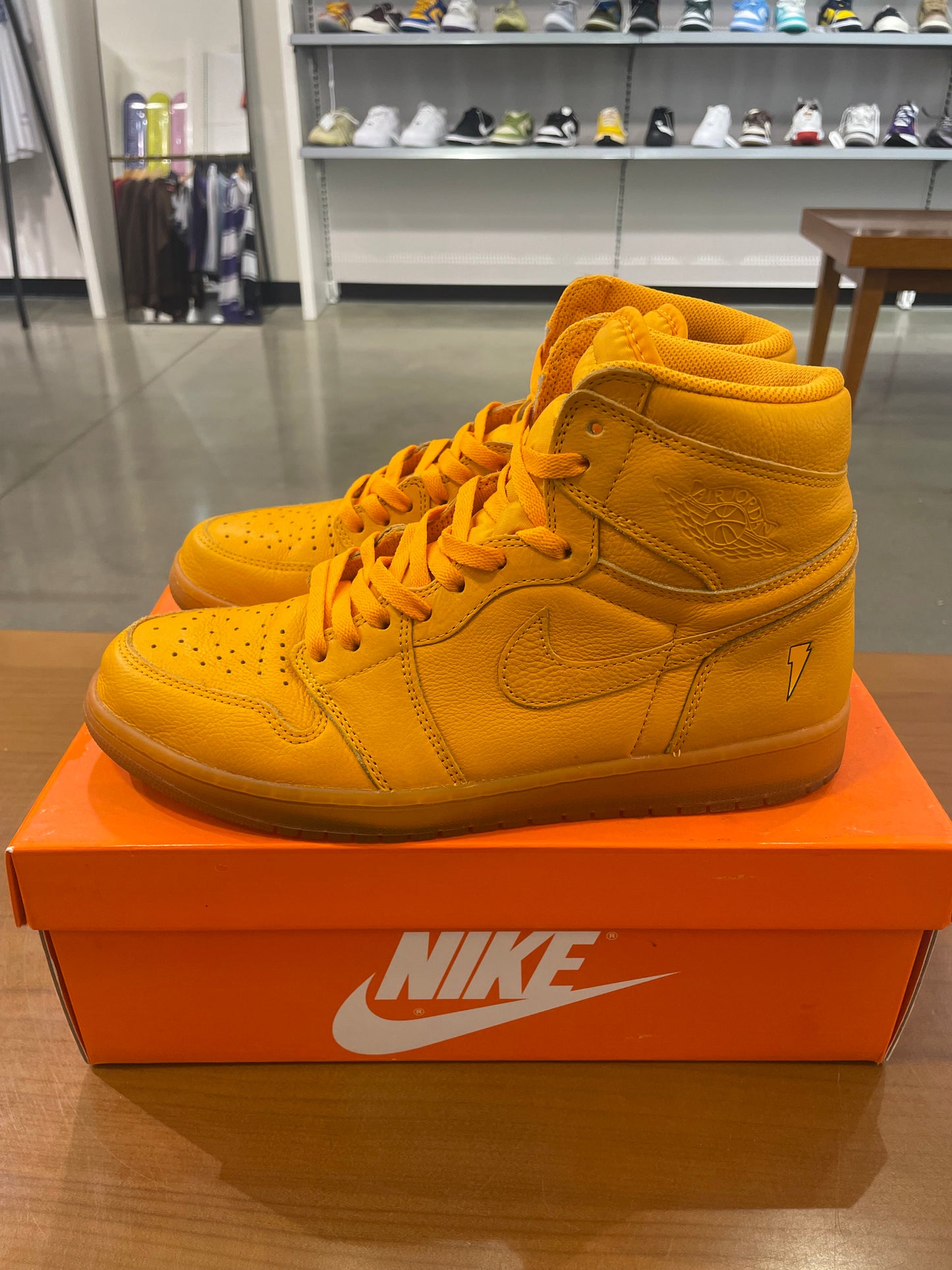 Preowned Air Jordan 1 Gatorade Orange