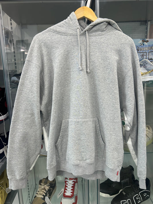 Supreme Big Logo Hooded Sweatshirt Heather Grey