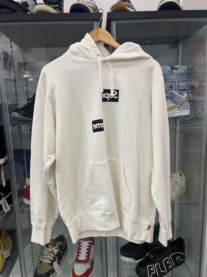 PREOWNED Supreme Comme Des Garcons Split Box Logo Sweatshirt