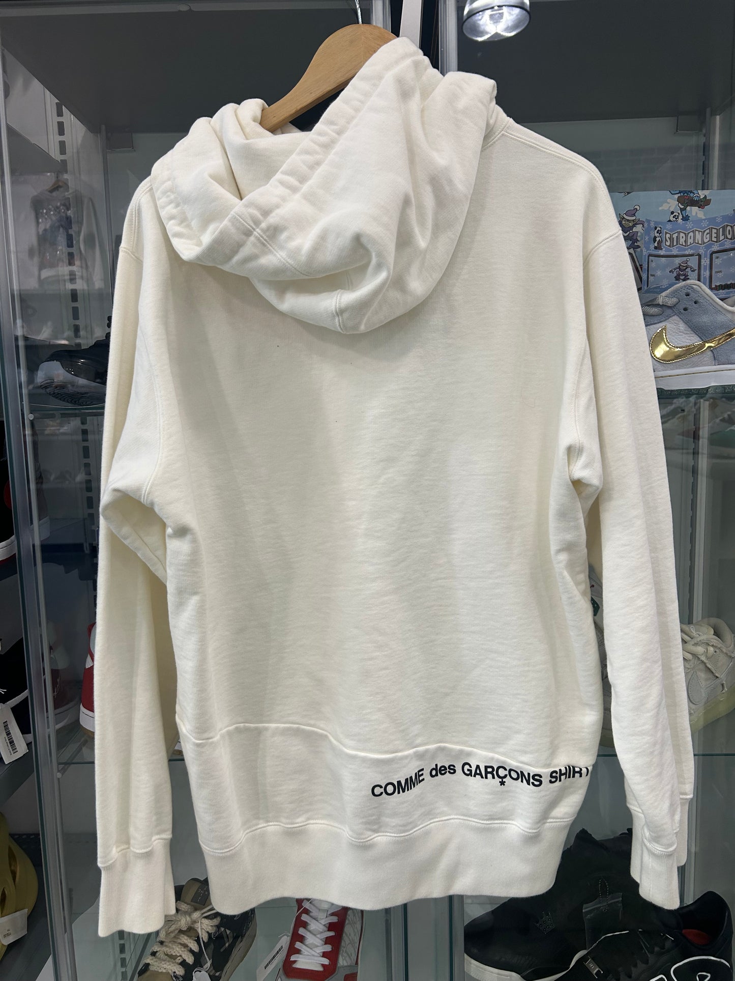 PREOWNED Supreme Comme Des Garcons Split Box Logo Sweatshirt