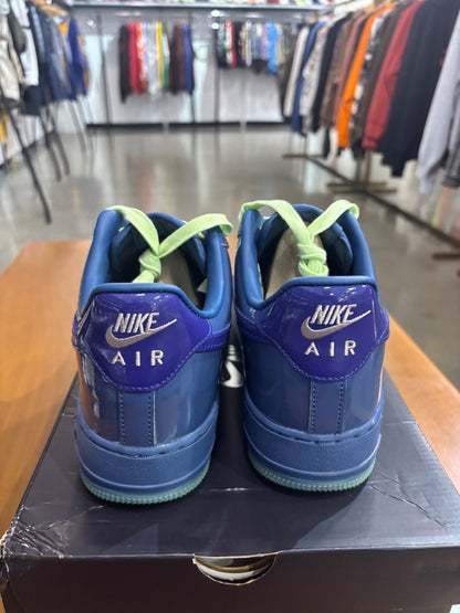Nike Air Force 1 Low Patent Leather Mystic Navy Grape Ice