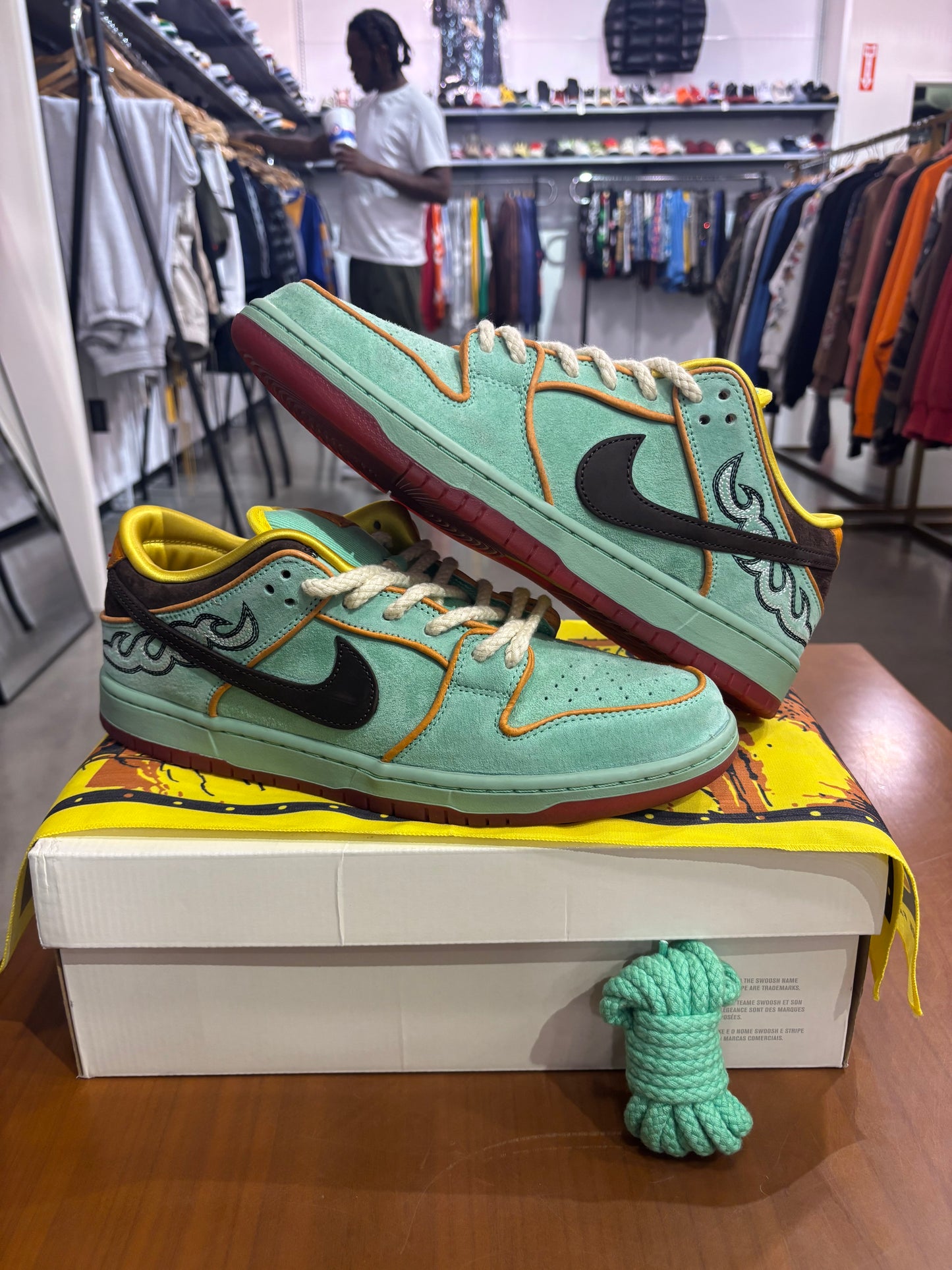 Preowned Nike SB Dunk Low Rodeo Tourmaline