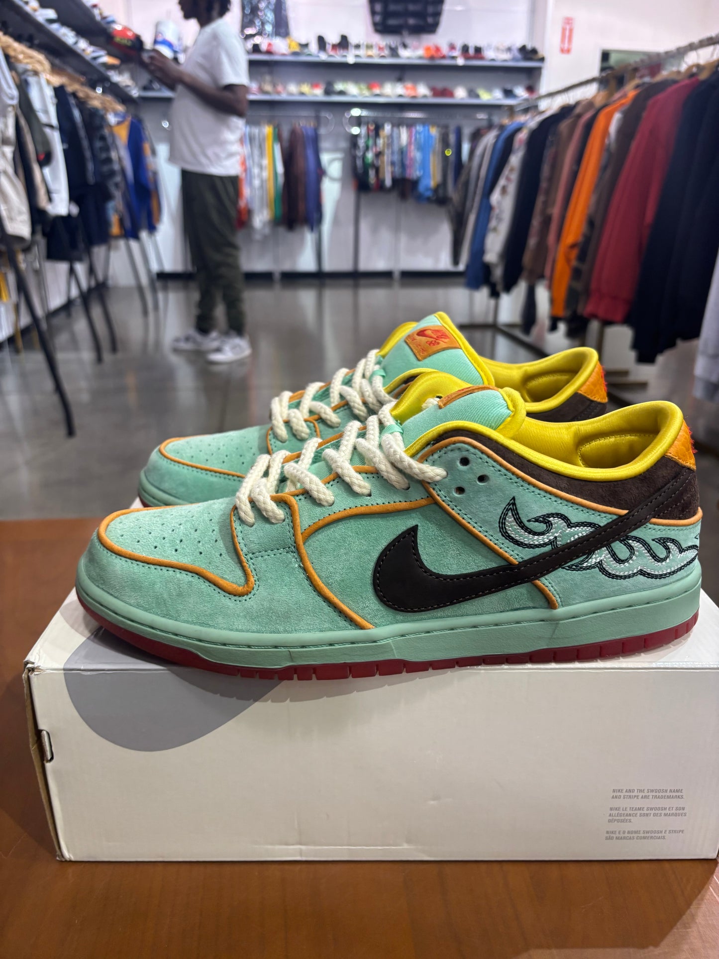 Preowned Nike SB Dunk Low Rodeo Tourmaline