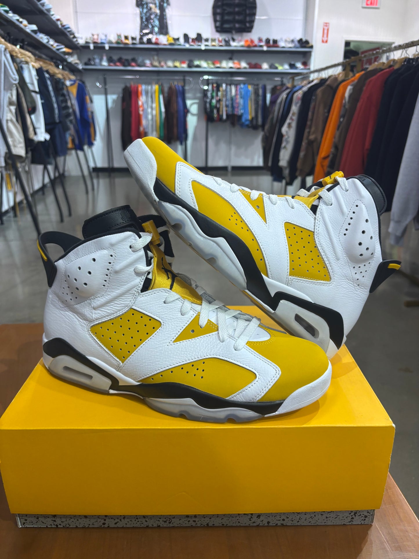 Preowned Air Jordan 6 Yellow Ochre