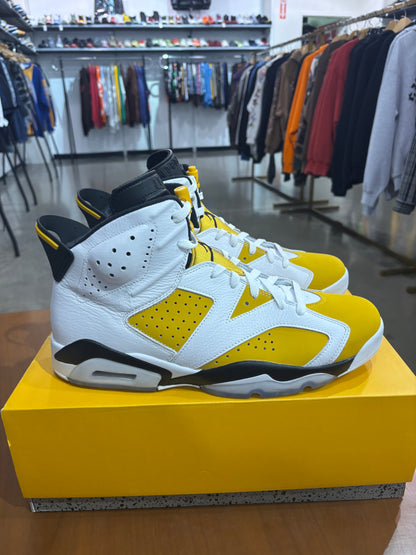 Preowned Air Jordan 6 Yellow Ochre