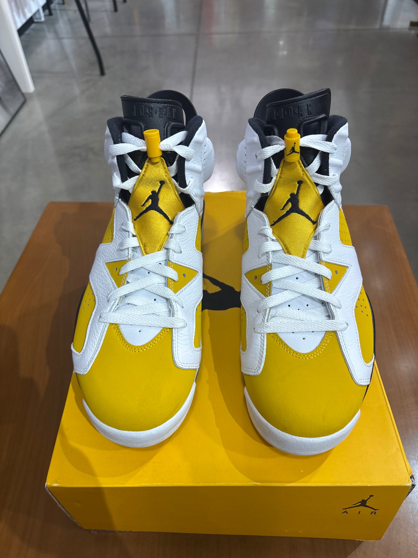 Preowned Air Jordan 6 Yellow Ochre