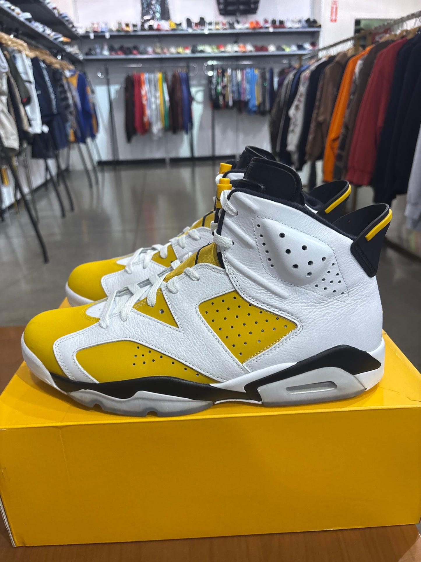 Preowned Air Jordan 6 Yellow Ochre