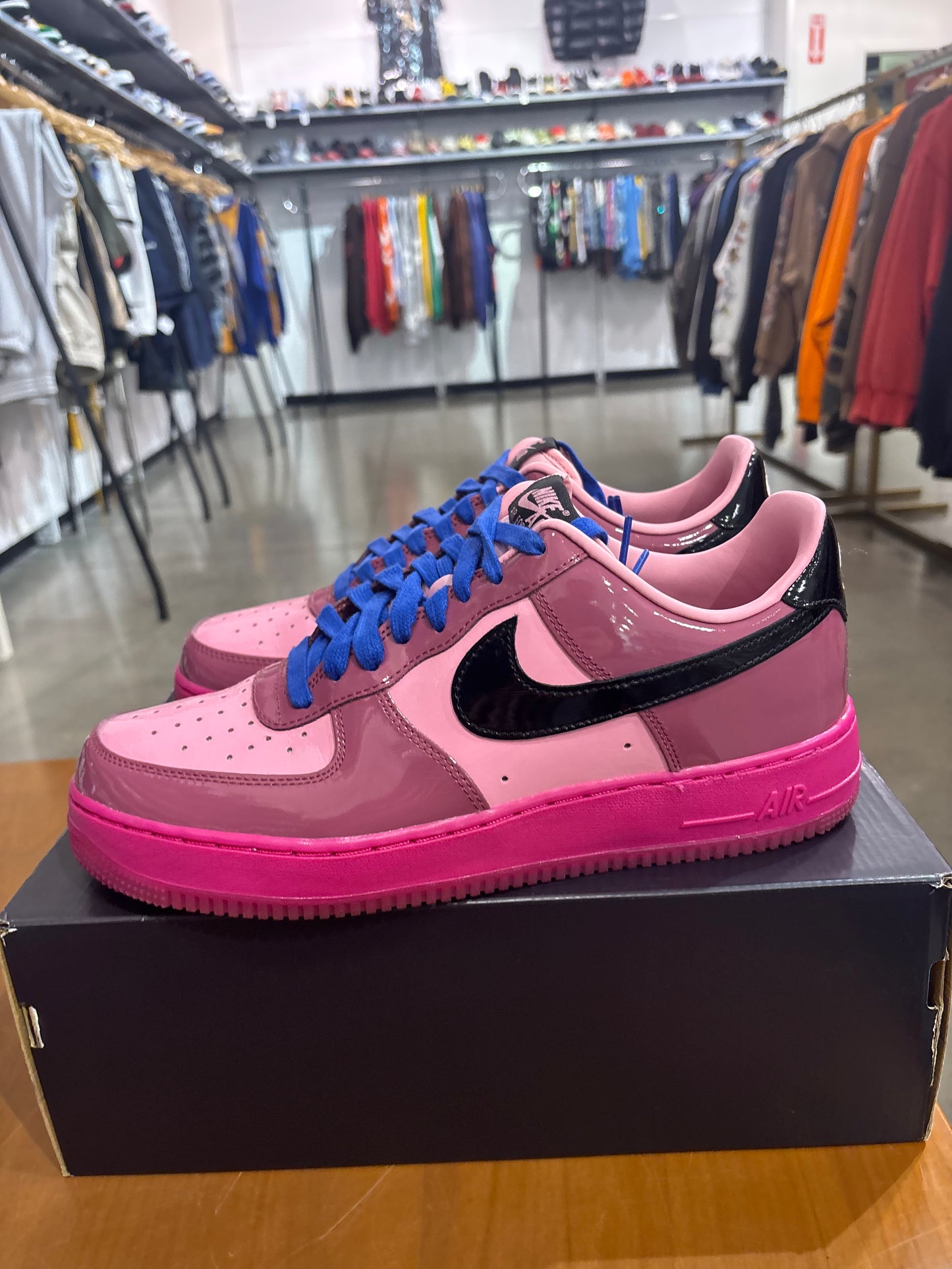 Preowned Air Force 1 Low Pink Cooler Mulberry Rose