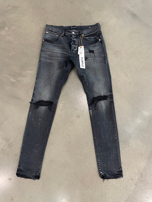Preowned Purple P002 Jeans Black