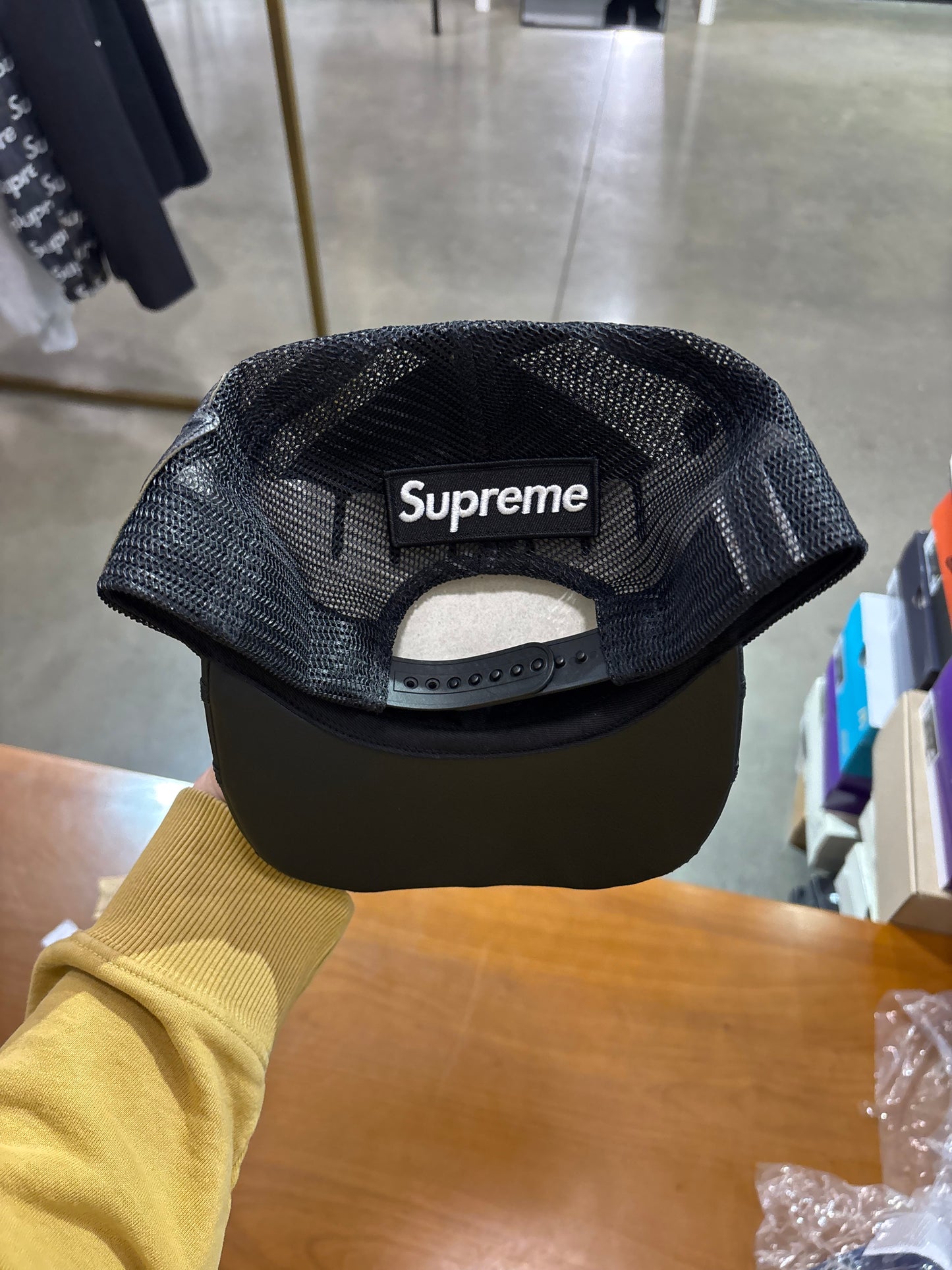Supreme Vanson Leathers Spider-Man Mesh Back 6-Panel
