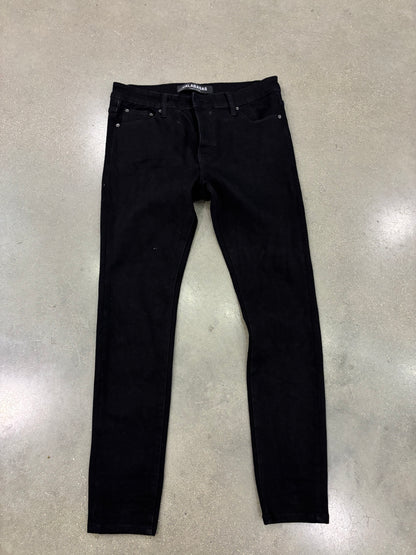 Preowned Valabasas Black Skinny Jeans RN 137931