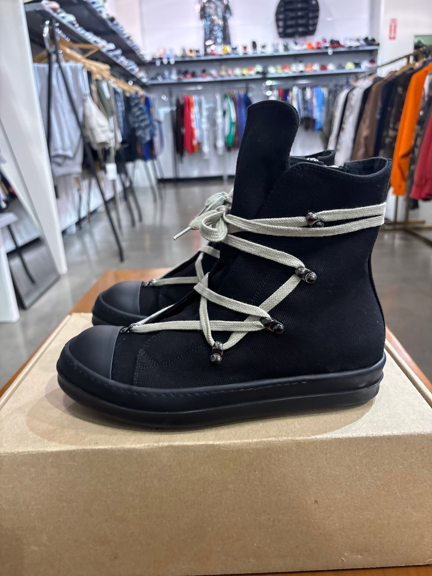 Preowned Rick Owens DRKSHDW Hexa Black