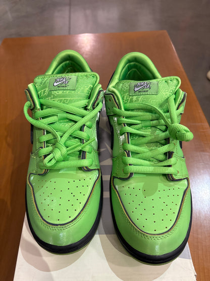 Preowned Nike SB Dunk Low Powerpuff Buttercup(No Black Laces)