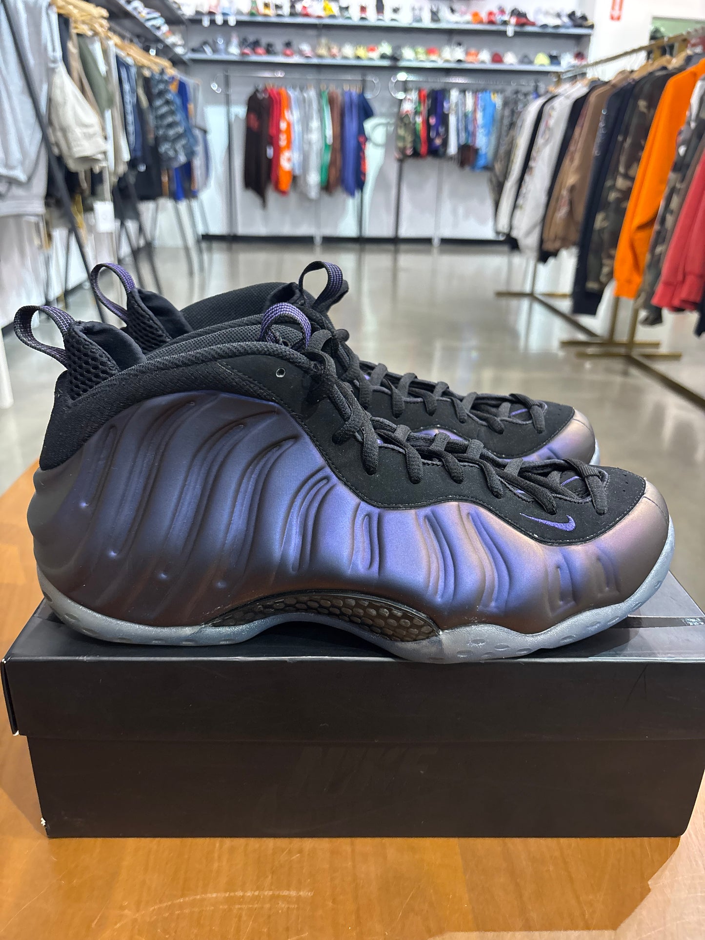 Preowned Nike Foamposite Eggplant (2017)