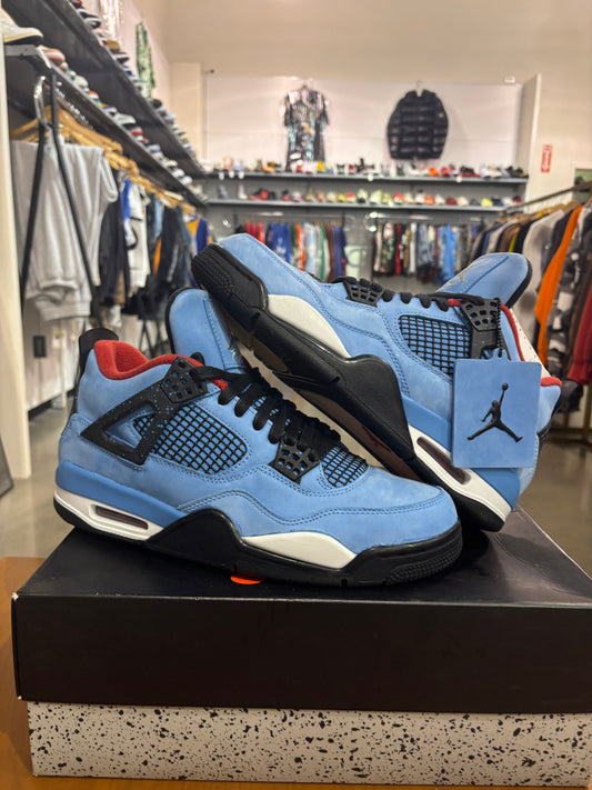 Preowned Air Jordan 4 Travis Scott Cactus Jack