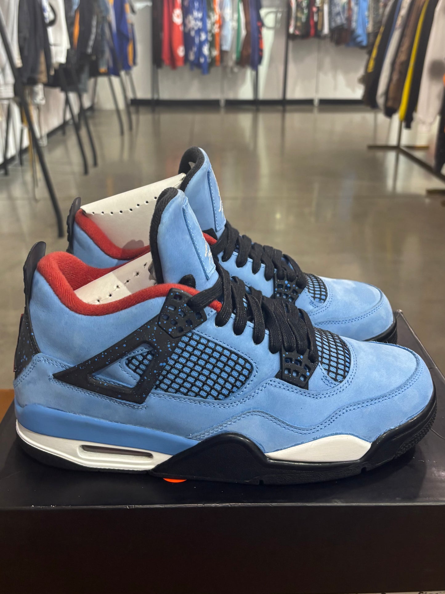 Preowned Air Jordan 4 Travis Scott Cactus Jack