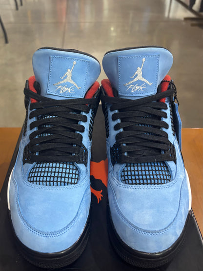 Preowned Air Jordan 4 Travis Scott Cactus Jack