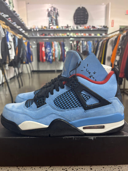 Preowned Air Jordan 4 Travis Scott Cactus Jack