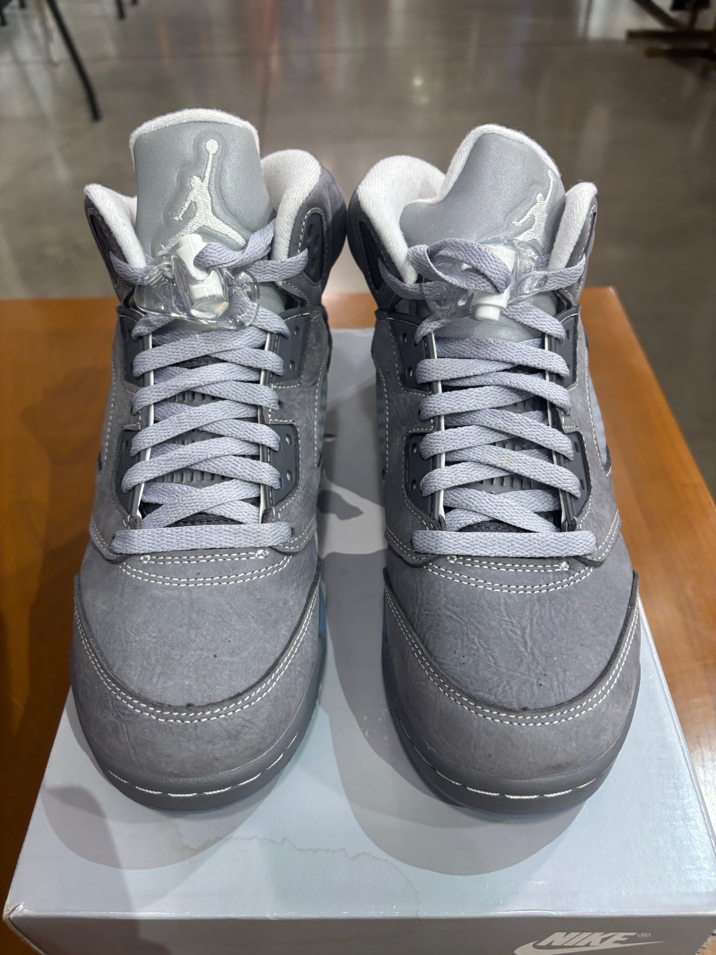 Preowned Air Jordan 5 Wolf Grey