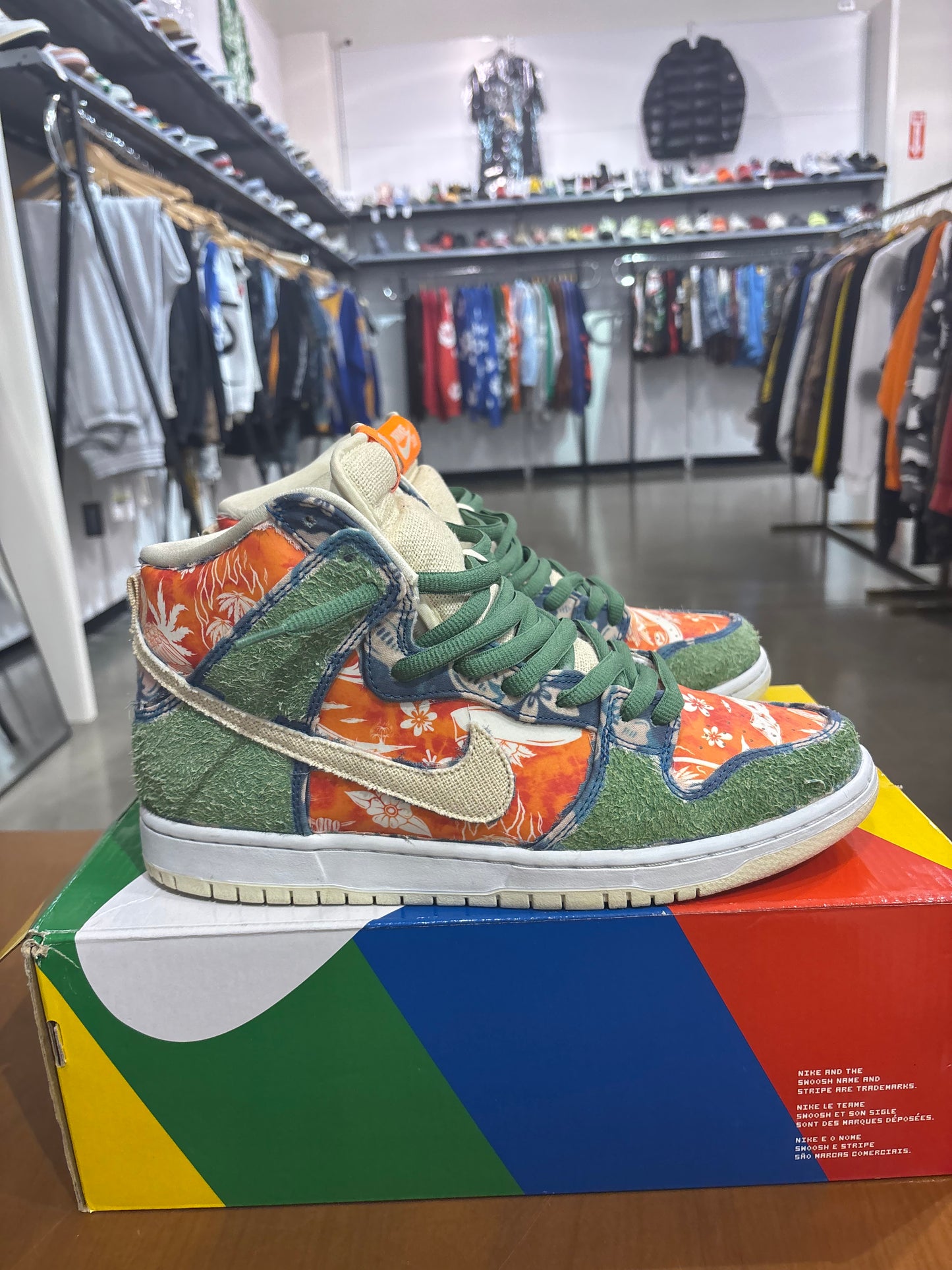 Preowned Nike SB Dunk High Hawaii