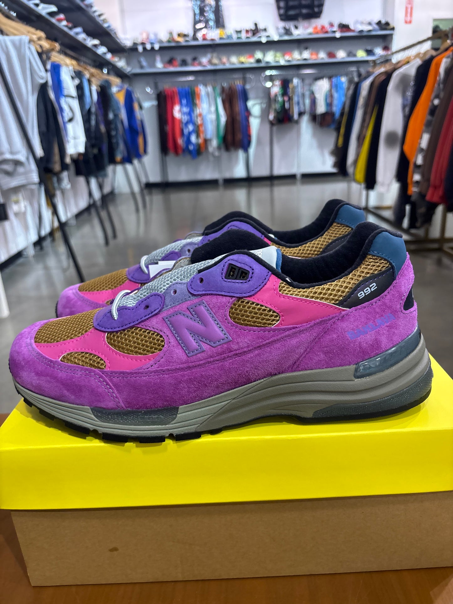 New Balance 992 MiUSA Action Bronson Digitalis Purpurea