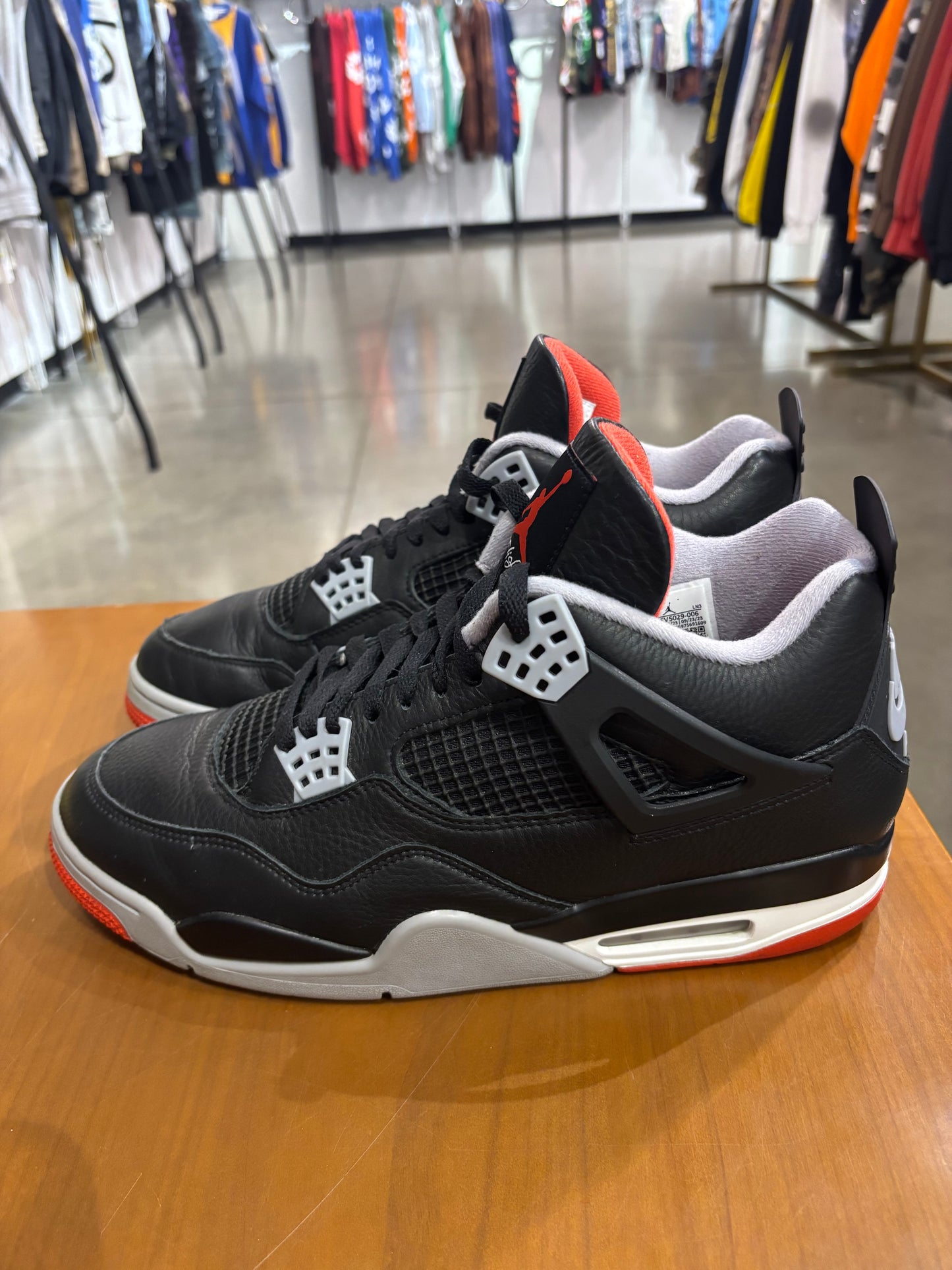 Preowned Air Jordan 4 Bred Reimagined