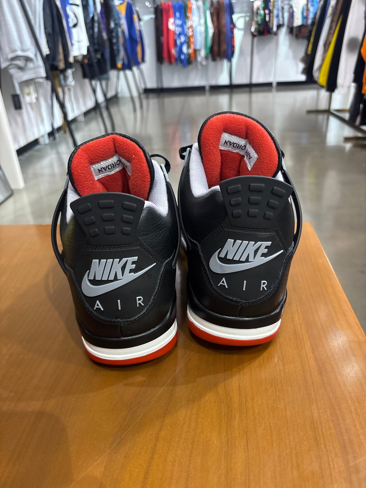Preowned Air Jordan 4 Bred Reimagined