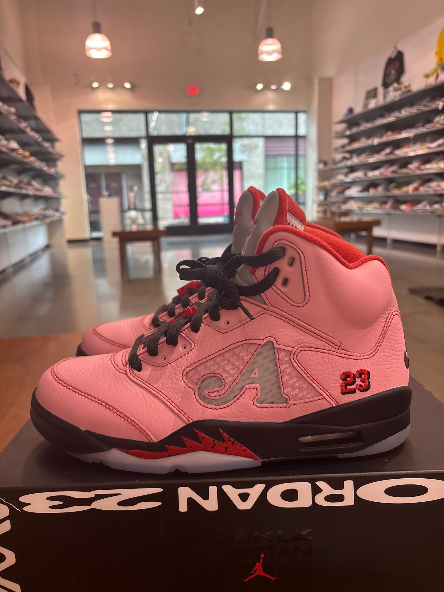 Preowned Air Jordan 5 Awake NY Pink