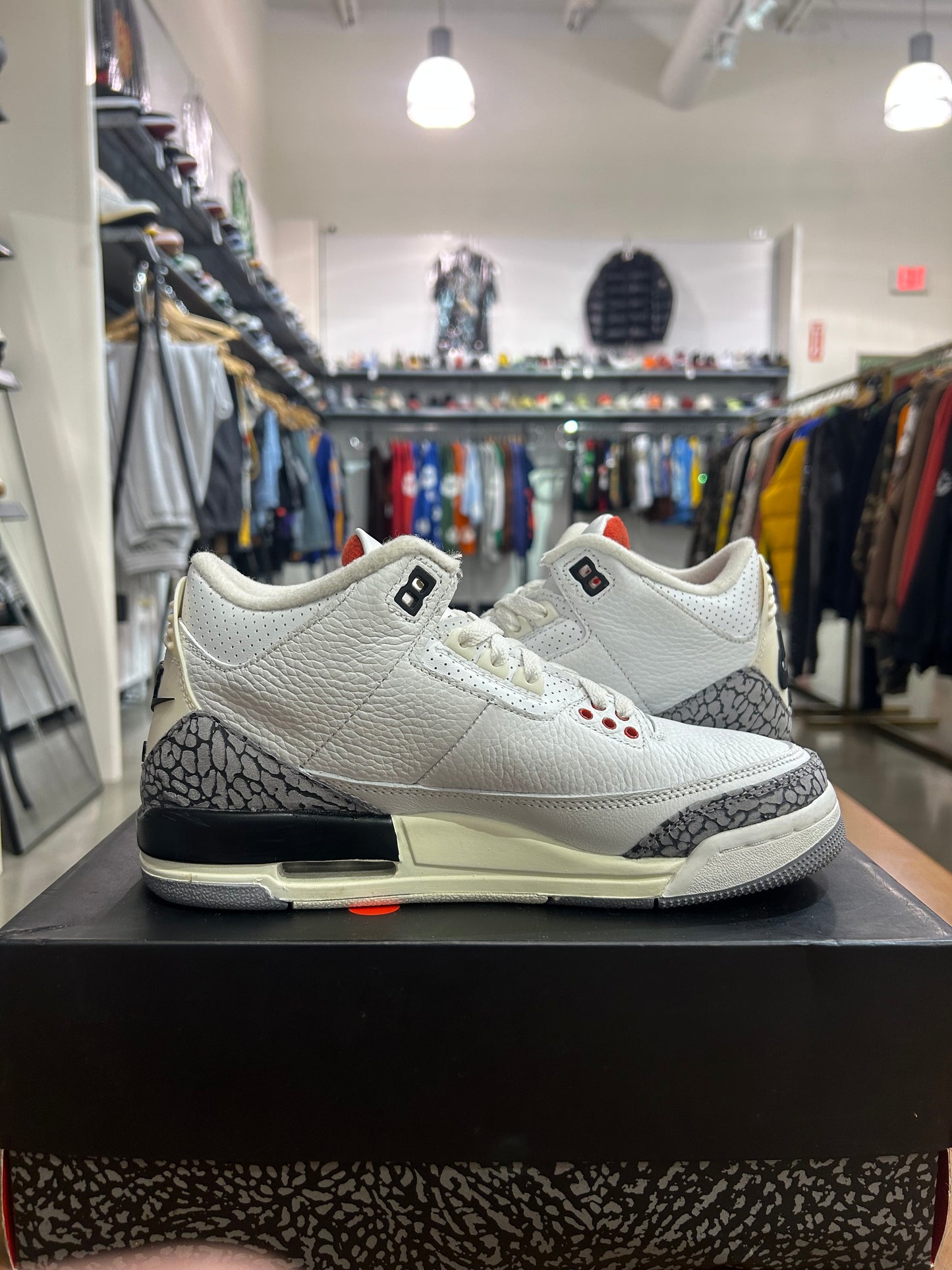 PREOWNED Air Jordan 3 White Cement Reimagined