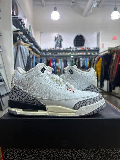 PREOWNED Air Jordan 3 White Cement Reimagined