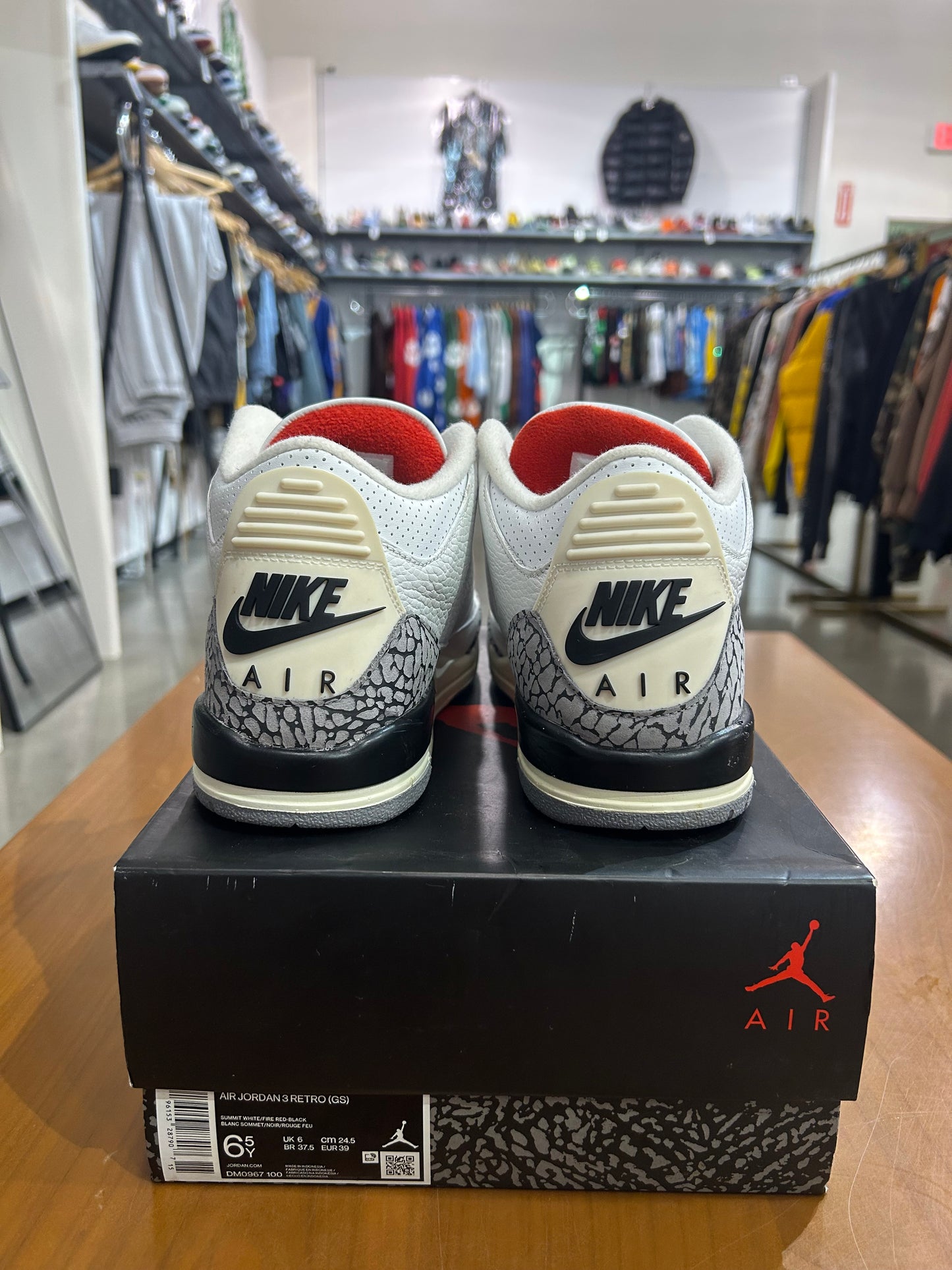 PREOWNED Air Jordan 3 White Cement Reimagined