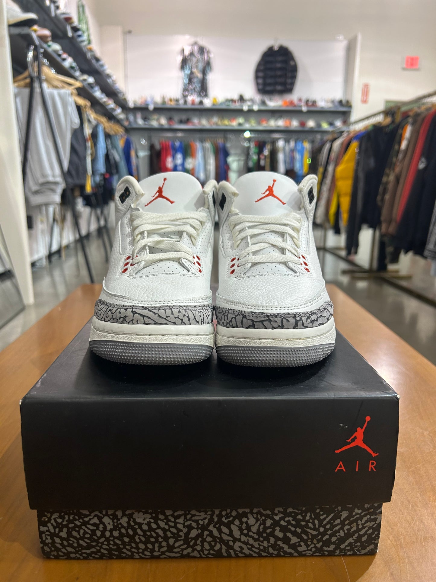 PREOWNED Air Jordan 3 White Cement Reimagined