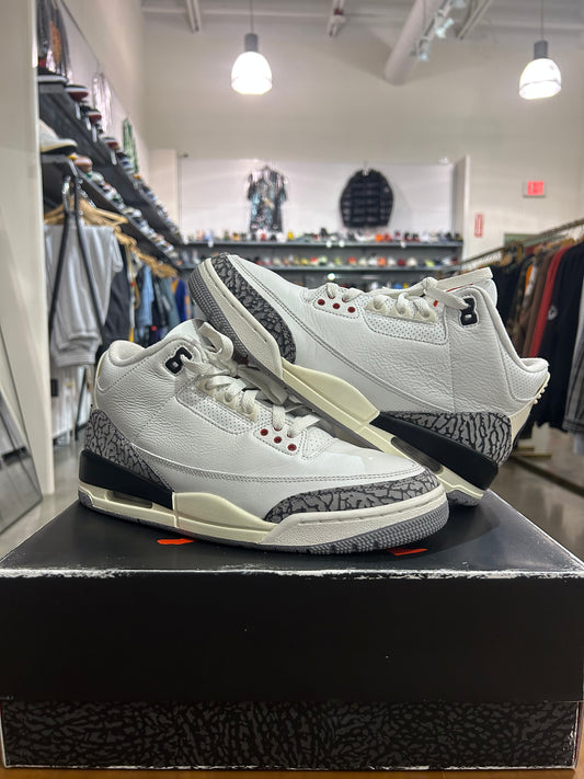 PREOWONED Air Jordan 3 White Cement Reimagined