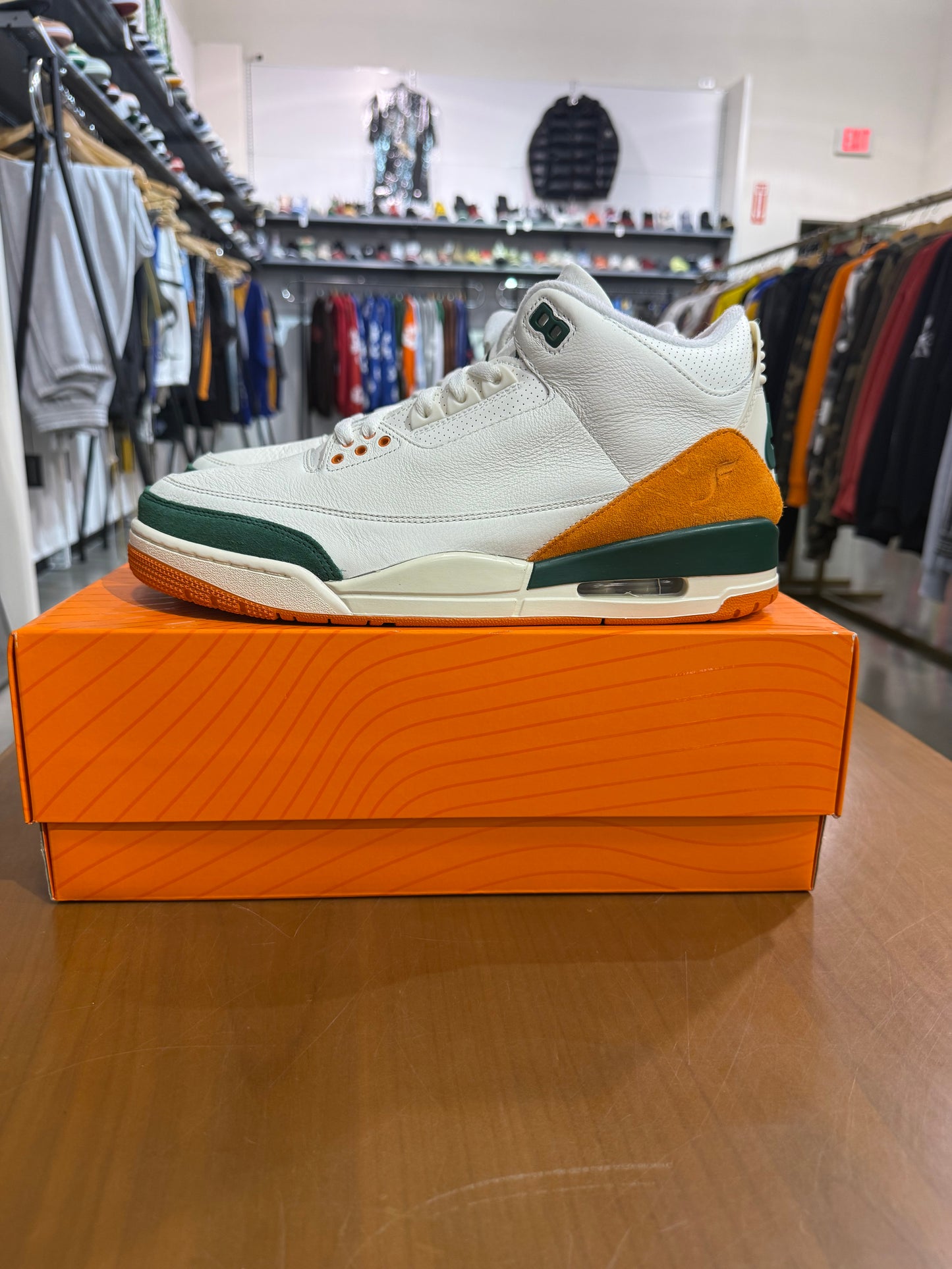 Preowned Air Jordan 3 Solefly Miami