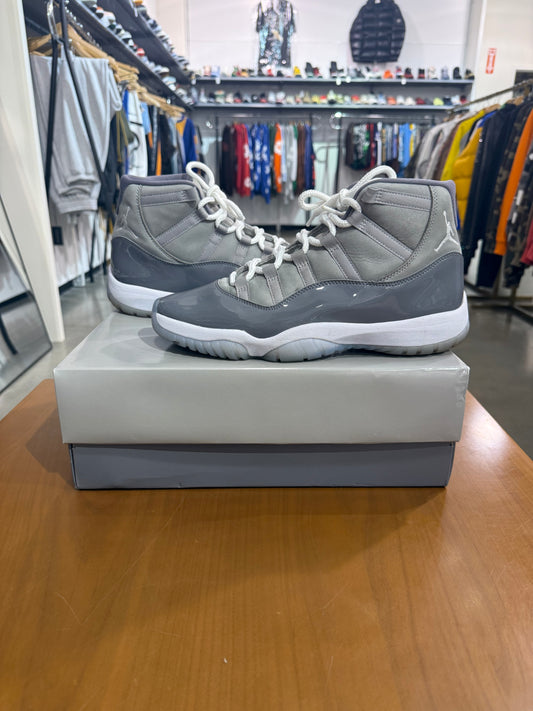 Preowned Air Jordan 11 Cool Grey