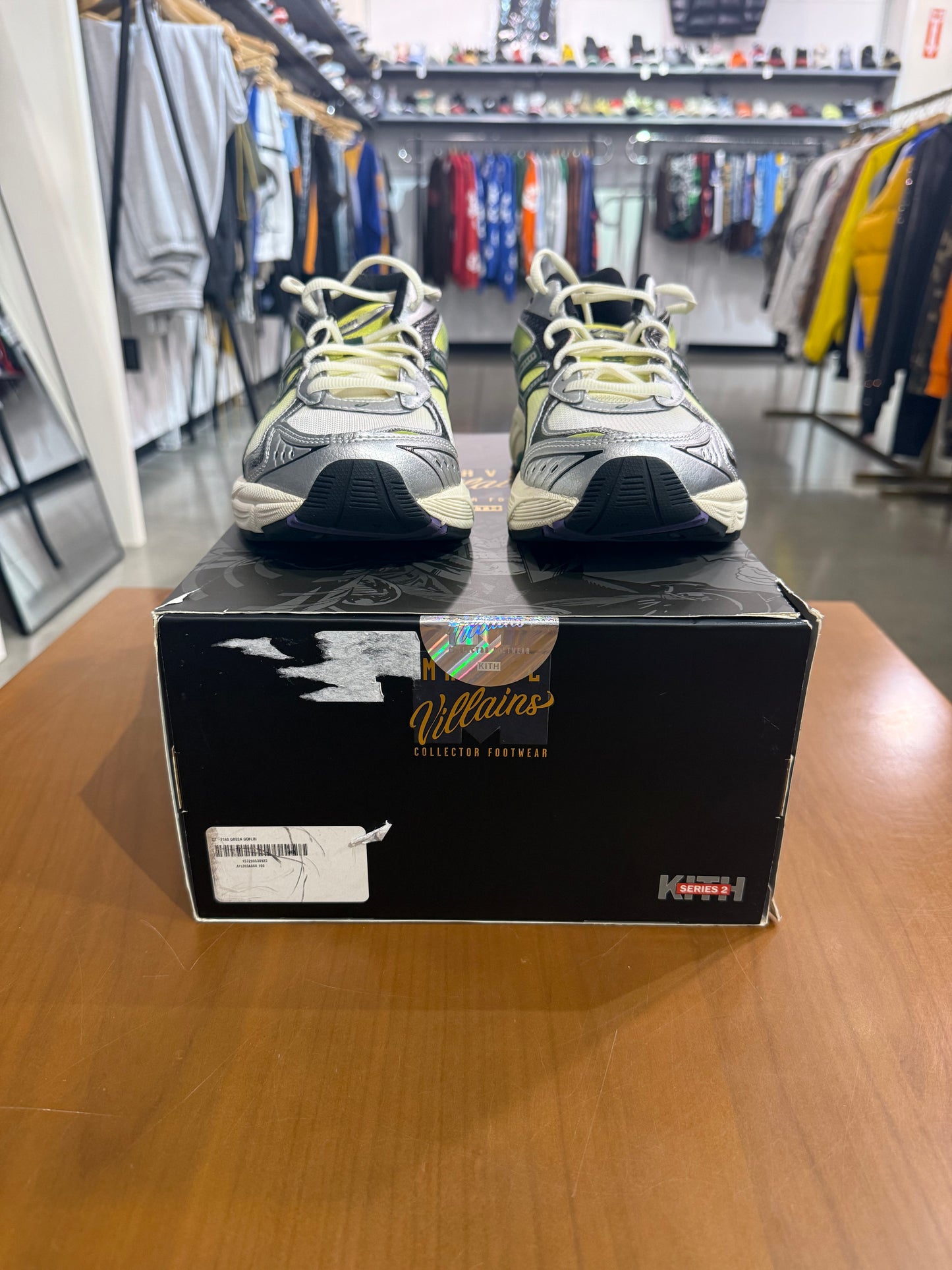 Preowned Asics GT-2160 Kith Marvel Villains Green Goblin (Comic Included)