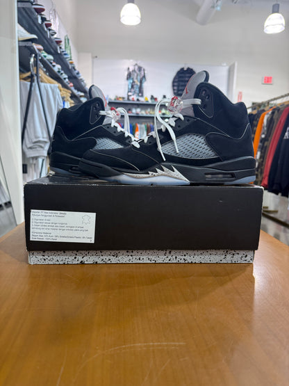 Preowned Air Jordan 5 Black Metallic Reimagined