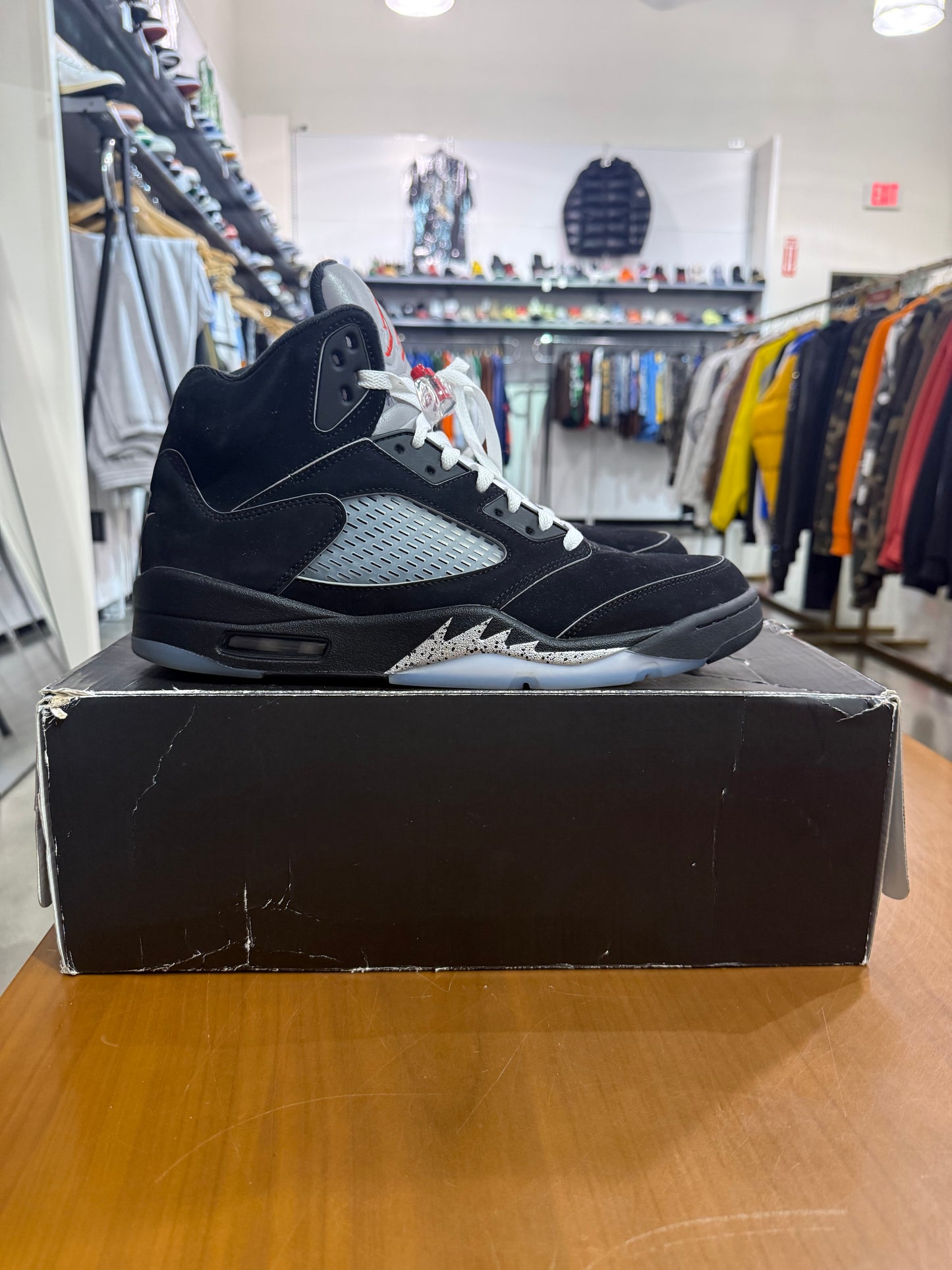 Preowned Air Jordan 5 Black Metallic Reimagined