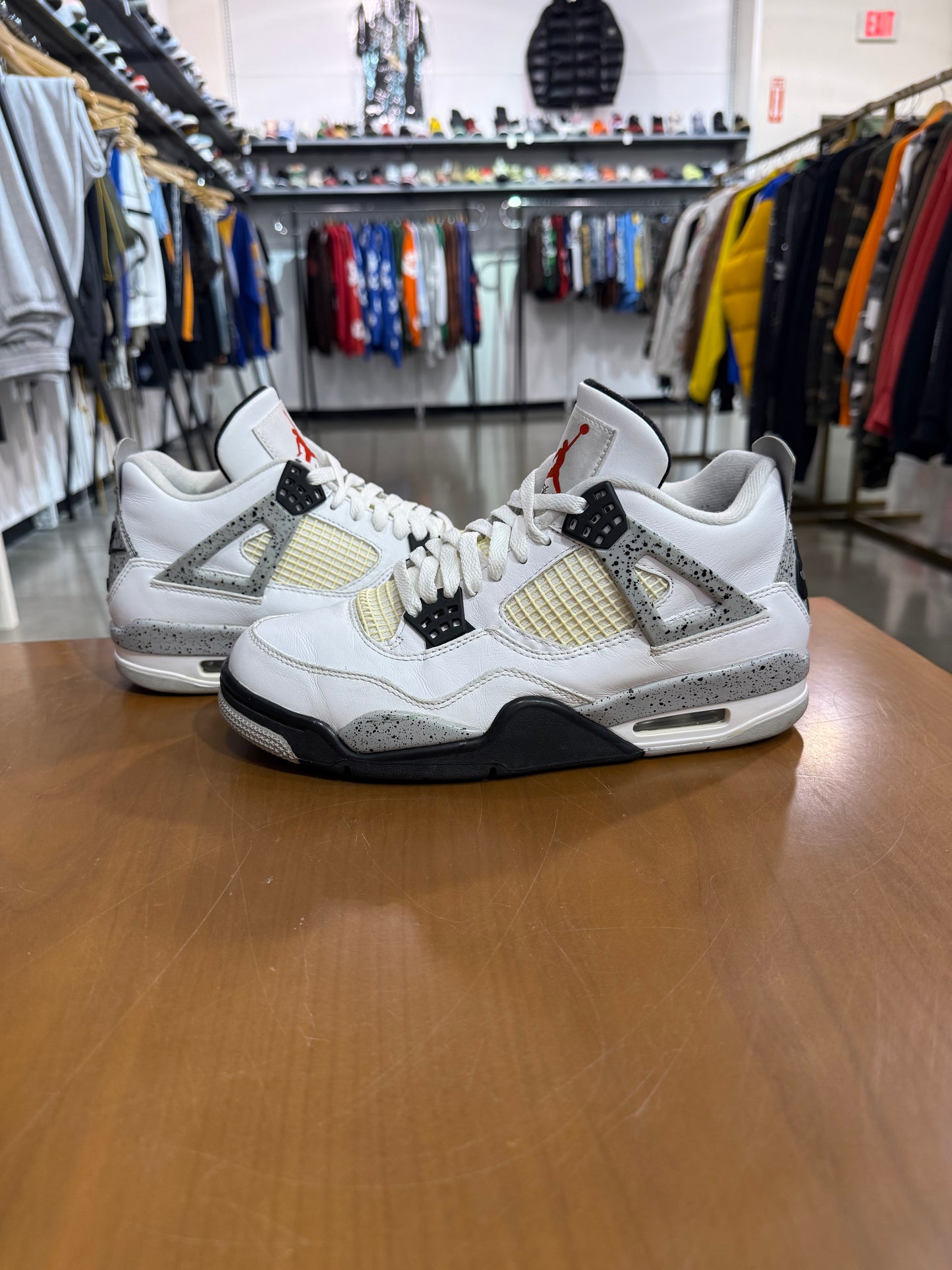 Preowned Air Jordan 4 White Cement (2016)