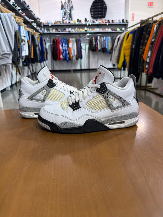Preowned Air Jordan 4 White Cement (2016)
