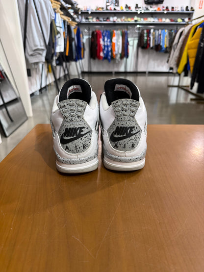 Preowned Air Jordan 4 White Cement (2016)