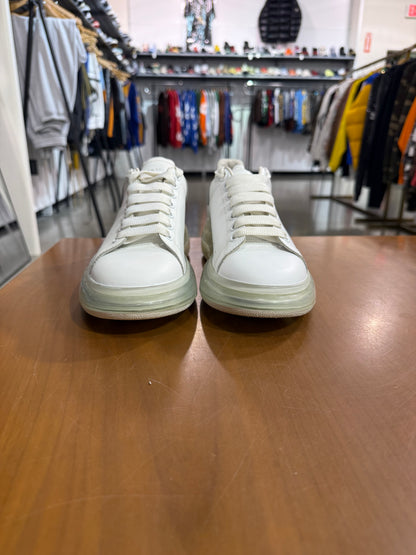 Preowned Alexander Mcqueen Oversized Sneaker Transparent Sole White