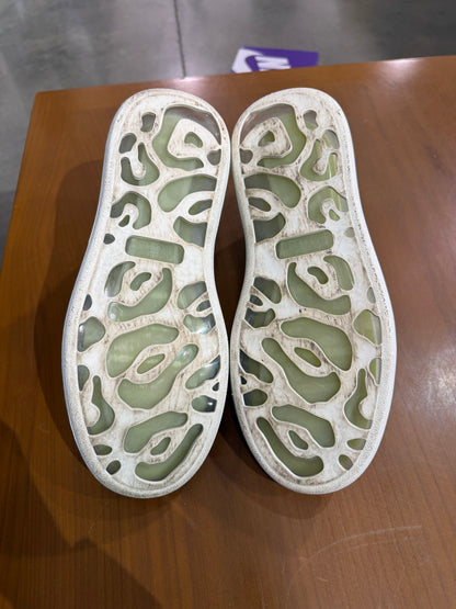 Preowned Alexander Mcqueen Oversized Sneaker Transparent Sole White