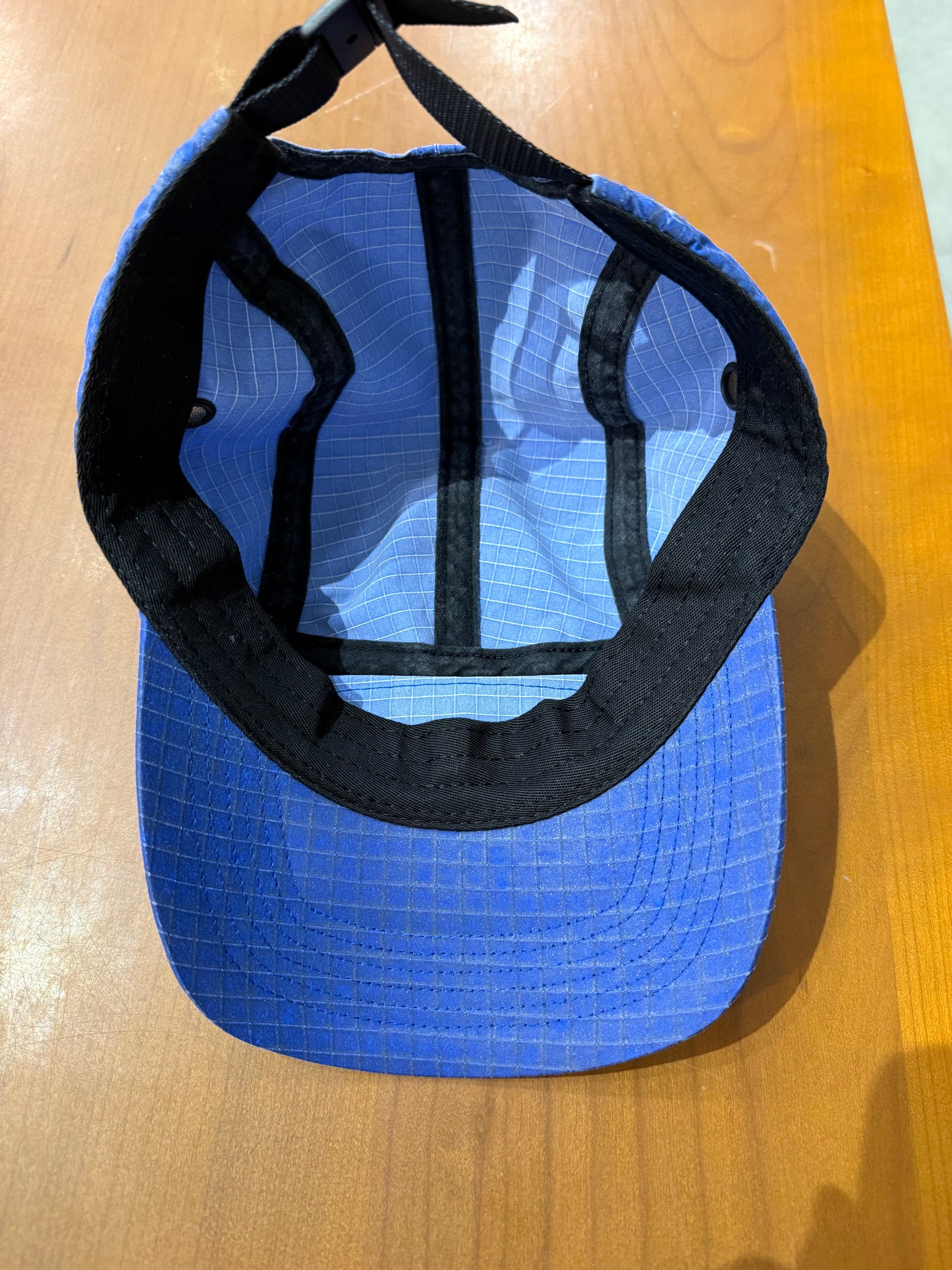 Preowned Supreme Distressed Ripstop Cap Blue