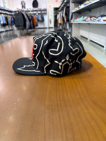 Preowned Rhude Western Logo Black Hat