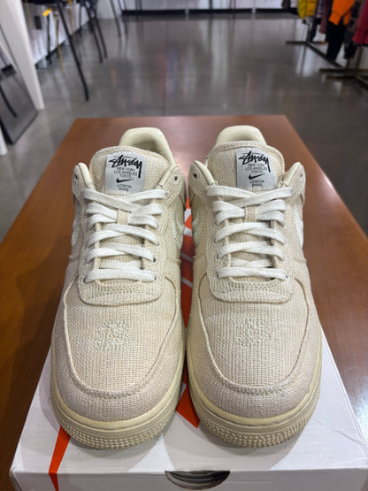 Preowned Stussy Nike Air Force 1 Low Fossil
